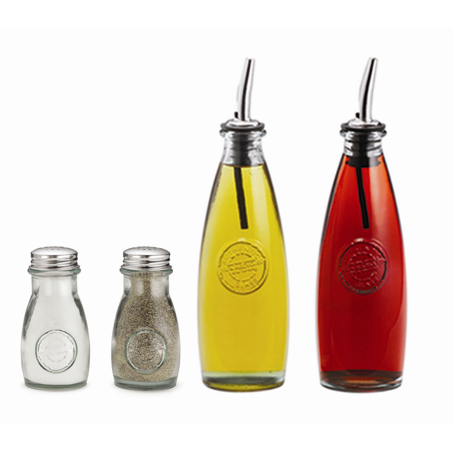 Vintage oil and vinegar bottles